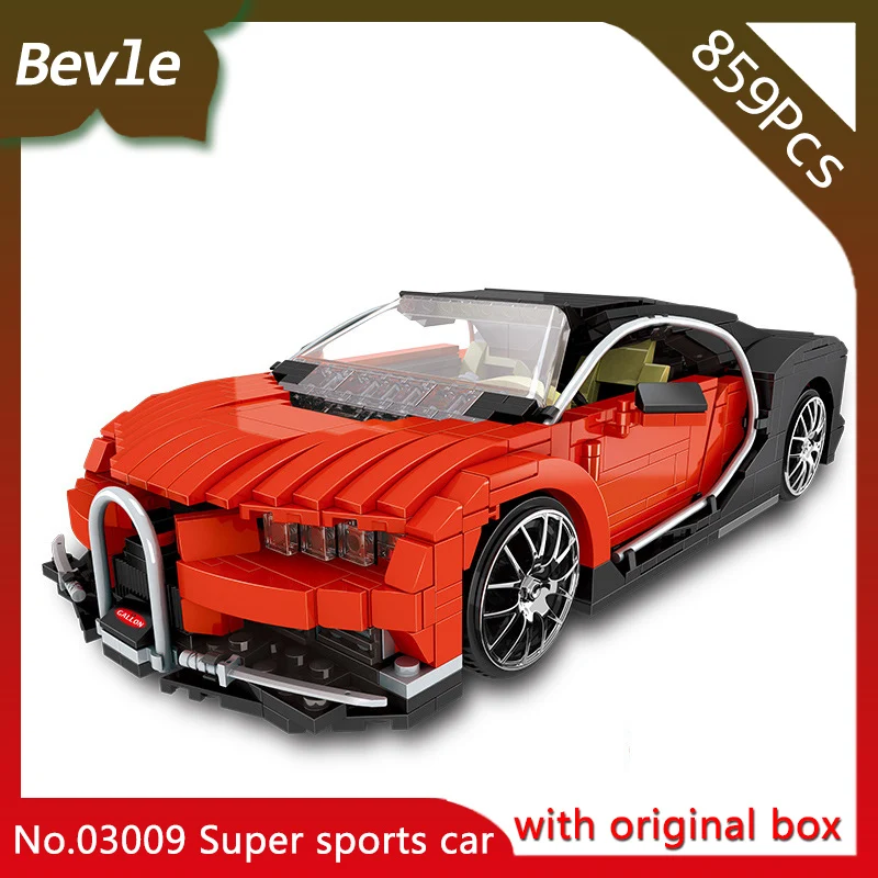 

Bevle Store Lepin 03011 859Pcs With Original box Technic series Gallon Supercar Building Blocks Bricks Toys For Children Gift