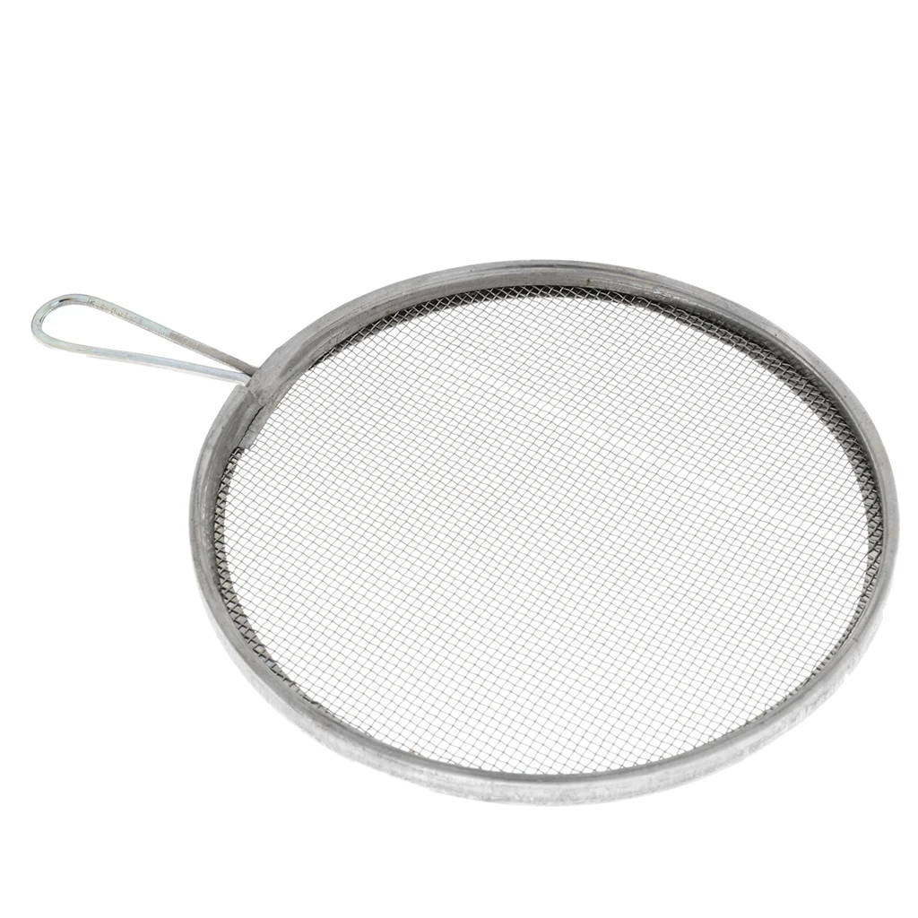 2pcs Filter Mesh Screen Strainers Steel Diy Crafts Mesh Sieves for Ceramic Glaze 2 Styles Can Choose With Handles