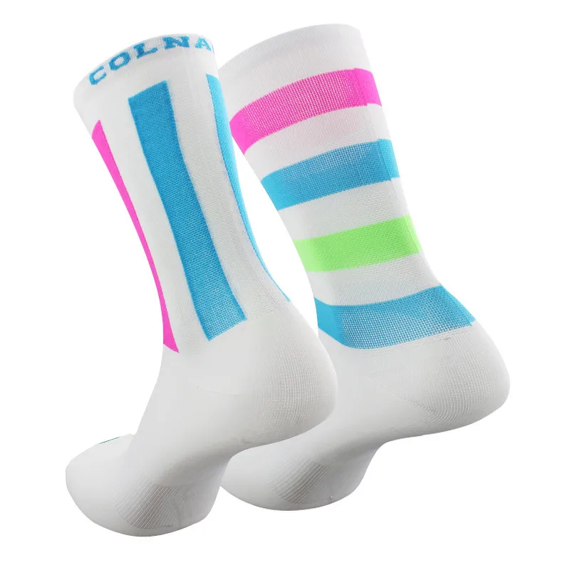 Мужские высококачественные профессиональные брендовые велосипедные спортивные носки, защищающие ноги, дышащие впитывающие носки для велосипедистов, велосипедные носки