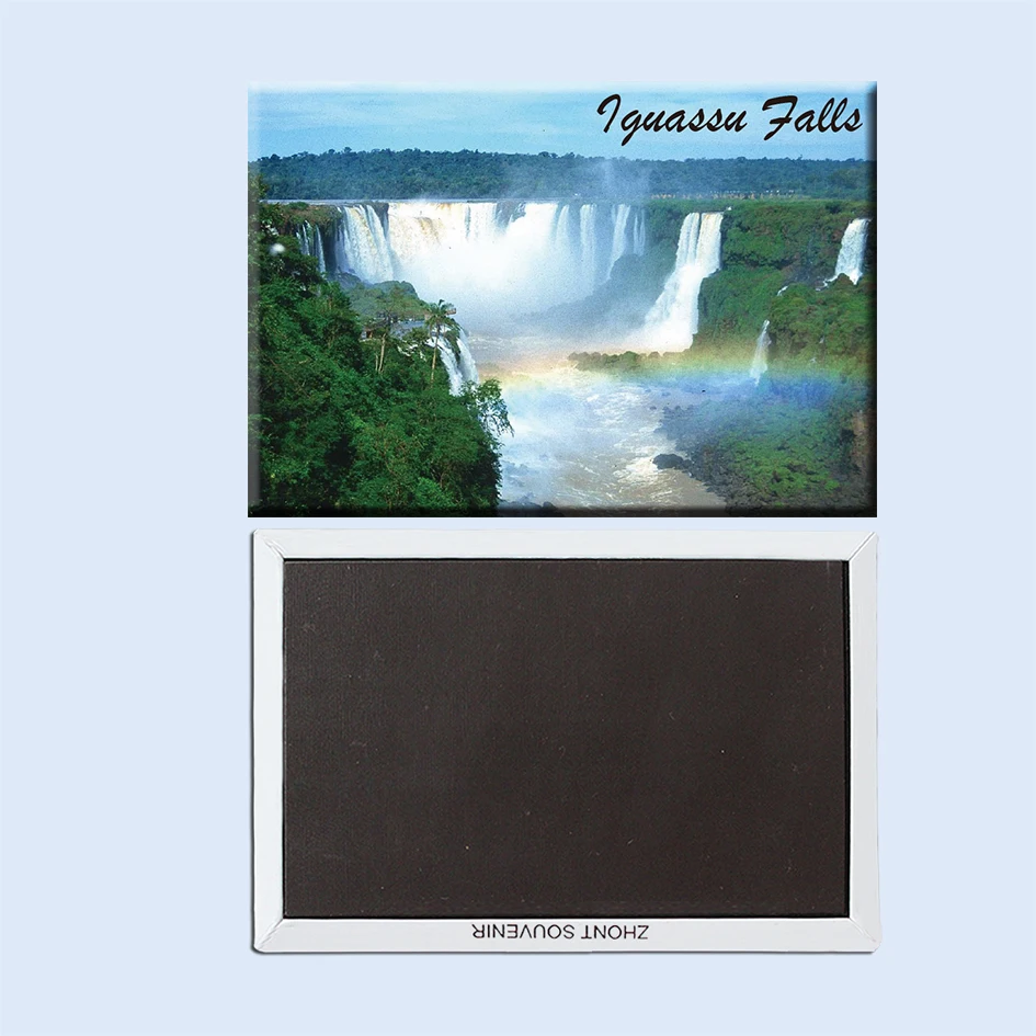 Brazil IGUAZU FALLS Travel Souvenir Flexible Fridge Magnet