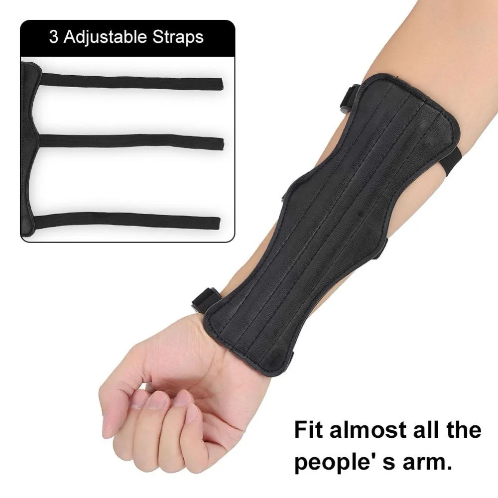 Buy PU Leather Archery Arm Guard Shooting Protective