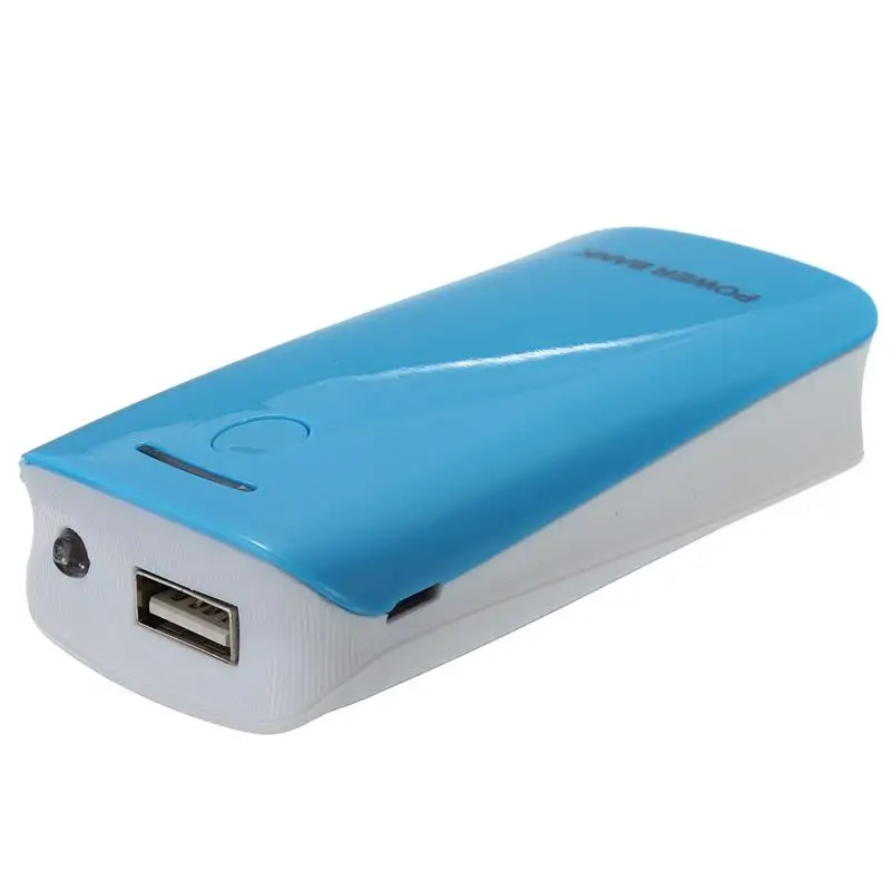 Portable LED USB 5V 2x 18650(no) Power Bank Box Case Kit DIY Cell External Battery Charger Backup Shell for Mobile Phone#1