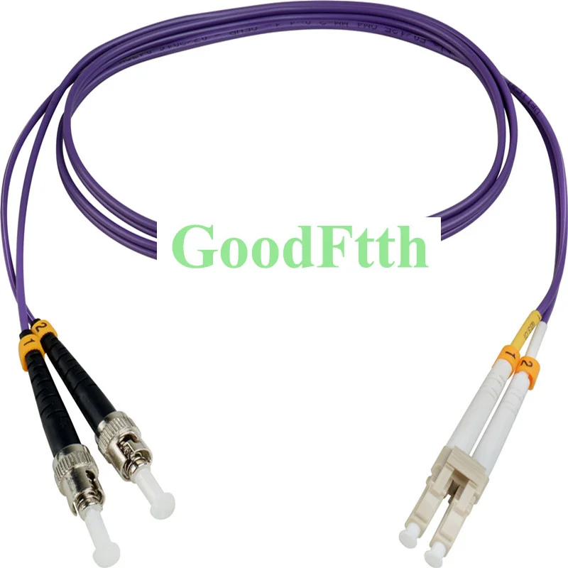 

Fiber Optic Patch Cord Jumper ST-LC LC-ST Multimode OM4 Duplex GoodFtth 20-100m