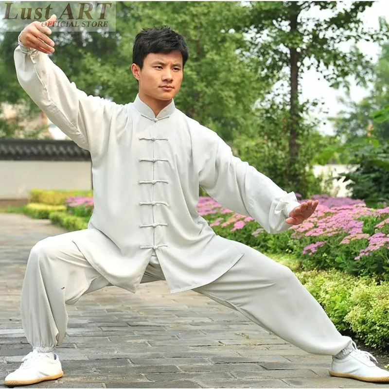 Новая Китайская традиционная элегантная повседневная одежда tai chi шелковая белая форма tai chi модная женская одежда tai chi AA032