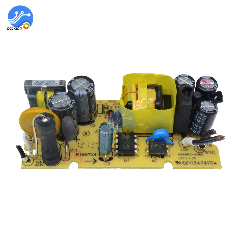 

1Pcs AC-DC 5V 2A Switching Module Power Supply Board 100V-240V to 5V Buck Step Down Convert for Replace/Repair