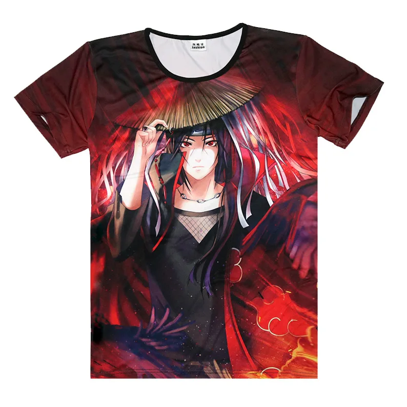 Anime Naruto T Shirt Men 3D Print T-shirts Boruto Sasuke Akatsuki Tshirt Brand Clothing Street Wear  Summer Tees Tops Luxtees (1)