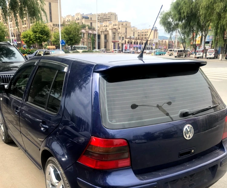 Для Volkswagen GOLF 4 спойлер 2006-2009 MK4 спойлер Высокое качество ABS Материал заднего крыла первоклассника Цвет задний спойлер