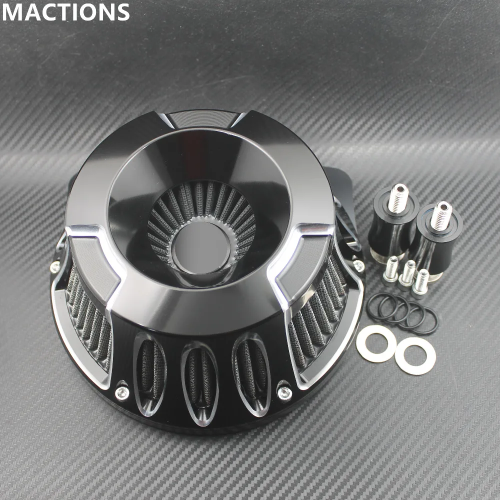 Motor CNC Crafts Air Filter Cleaner Intake Filter For Harley Road Glide