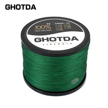 Super Power GHOTDT Fishing Line Braided PE Multifilament 4 Weaves 18lb 28lb 35lb 40lb 50lb 60lb 80lb