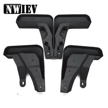 

NWIEV Car styling Front Rear Mudguards For Audi A6 2016 2017 2018 A6L Mud Flap Splash Guard Fenders 1Set Mudflaps Accessories