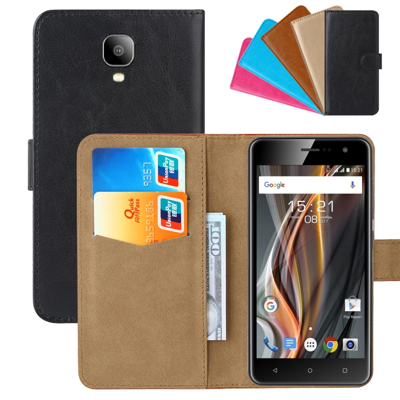 Luxury Wallet Case For Fly Champ (FS529) PU Leather Retro Flip Cover Magnetic Fashion Cases Strap