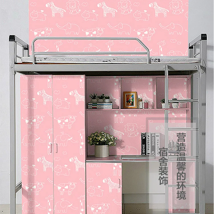 

pink horse PVC vinyl have glue waterproof child baby bedroom TV back door furniture wardrobe desktop wallpaper wall sticker