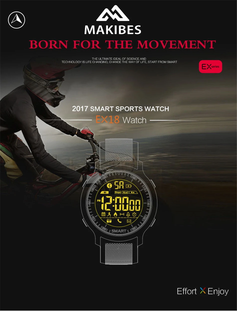 Makibes EX18 Bluetooth Sport Watch (1)