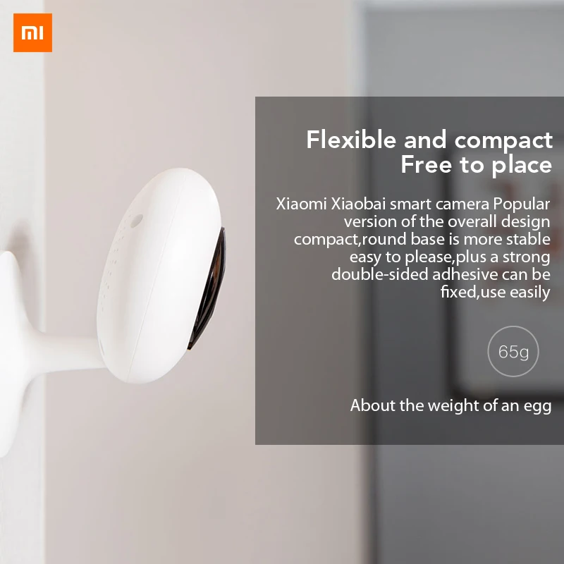 Xiaomi Mijia Xiaobai Smart Camera Popular Version 1080P HD Wireless Wifi Infrared Night Vision 100. - 32881393759
