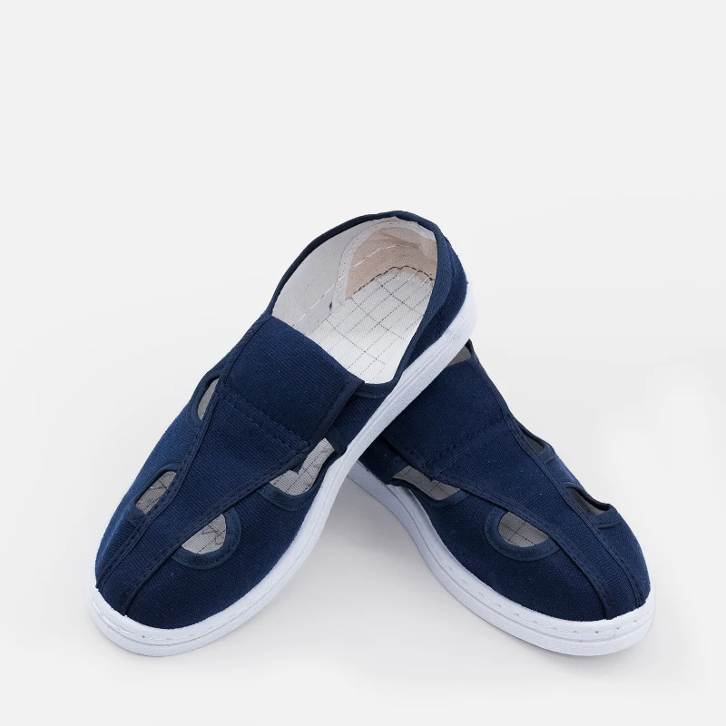 Abeso/безопасная обувь; Рабочая обувь; антистатические Тапочки из ПВХ для мужчин и женщин; Прочная дышащая обувь без запаха; тапочки; A8611 - Цвет: Blue
