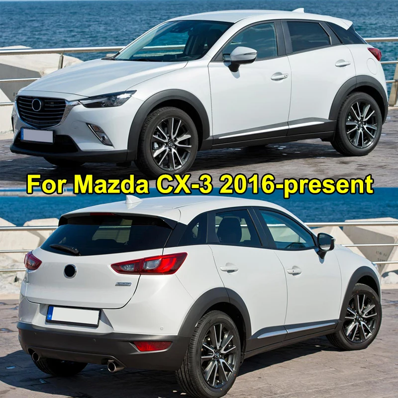 Для Mazda CX-3 CX3 хромированный задний отражатель, противотуманный светильник, противотуманный светильник, накладка на бампер, декоративная рамка