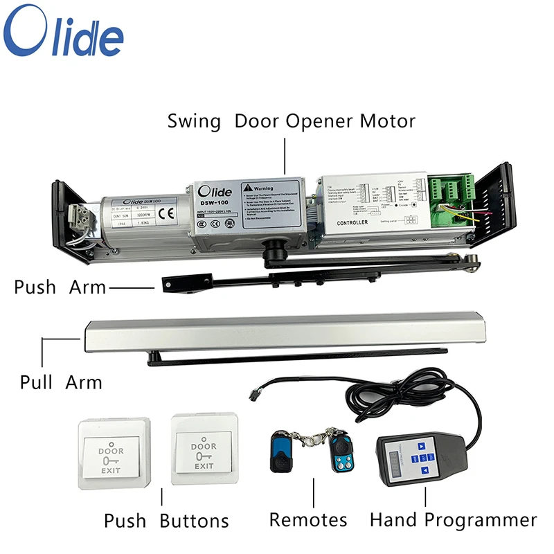 Handicap Door Opener For Disabled People, Low Energy Ada Swing Door Operator Automatic Door
