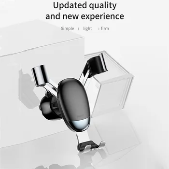 Baseus Universal Gravity Car Holder Air Vent Mount Car Phone Holder for iPhone 11 Pro Max Samsung Mini Mobile Phone Holder Stand 2