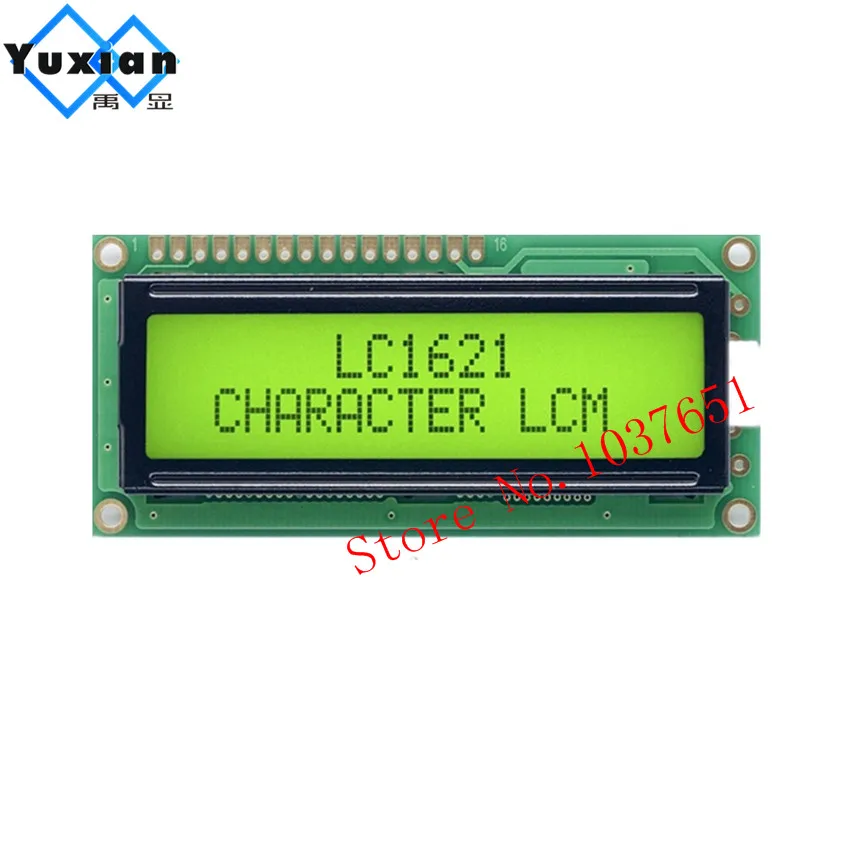 

2PCS 1602A lcd display 16x2 LC1621-LY Compatibel HD44780 WH1602B SCS01602P0 MDL(S)-16265B AC162B high quality