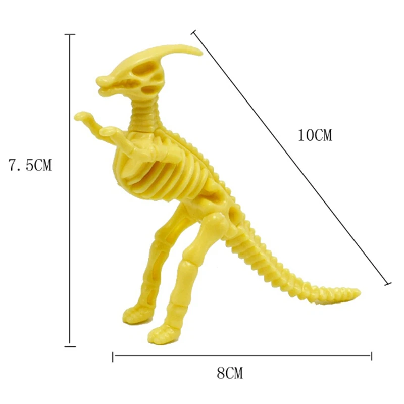 DIY смешной Ассорти ископаемый скелет динозавра фигурки Детские игрушки динозавры игрушки новые