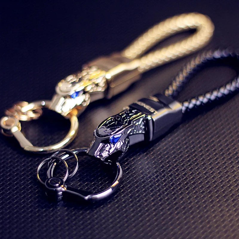 Honest Luxury Men Women Car Key Chain Rhinestones Custom KeyChain High