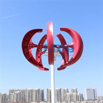 

HOT selling, 100w 12v vertical wind turbine generator with maglev generator and MPPT charge controller 1.3m start up
