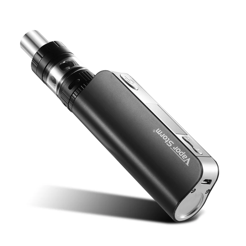 

Original Vapor Storm V50 50W Box Mod kit with EC II Tank Atomizer Vaporizer Pen 2200mah elektronik sigara Vape kit