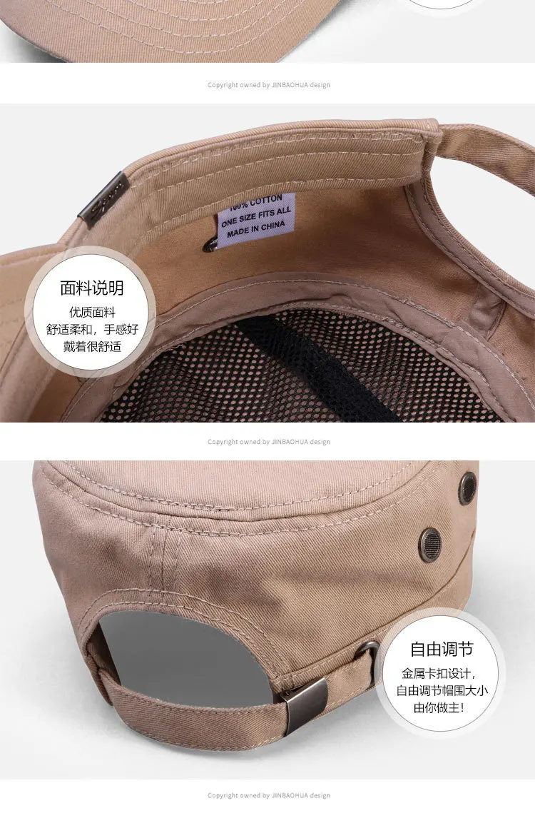 pico bonés masculino mais tamanho militar boné de beisebol 56-60 cm 61-65cm