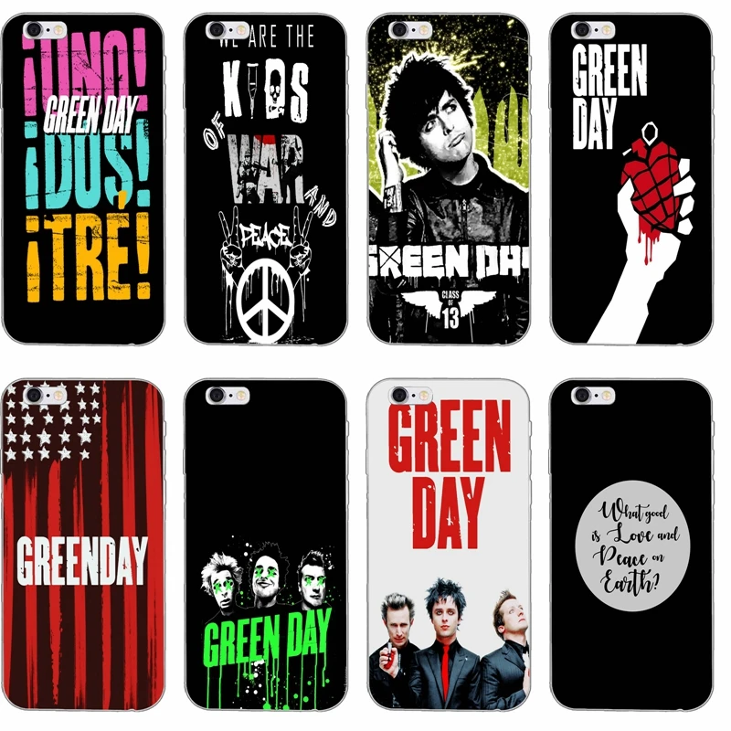 

Green Day Silicone TPU Soft phone case For Xiaomi Mi 6 A1 5 5s 5x mix max 2 Redmi Note 3 4 5 5A pro plus