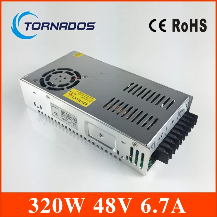 

SP-320-48 48V 6.7A 320W Single Output with PFC Function Power Supply 90-264v ac input