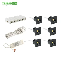 YLSTAR AC85-265V Встраиваемый светодиодный мини-прожектор 6x3 Вт, 2 года гарантии, светодиодный потолочный мини-светильник для дома