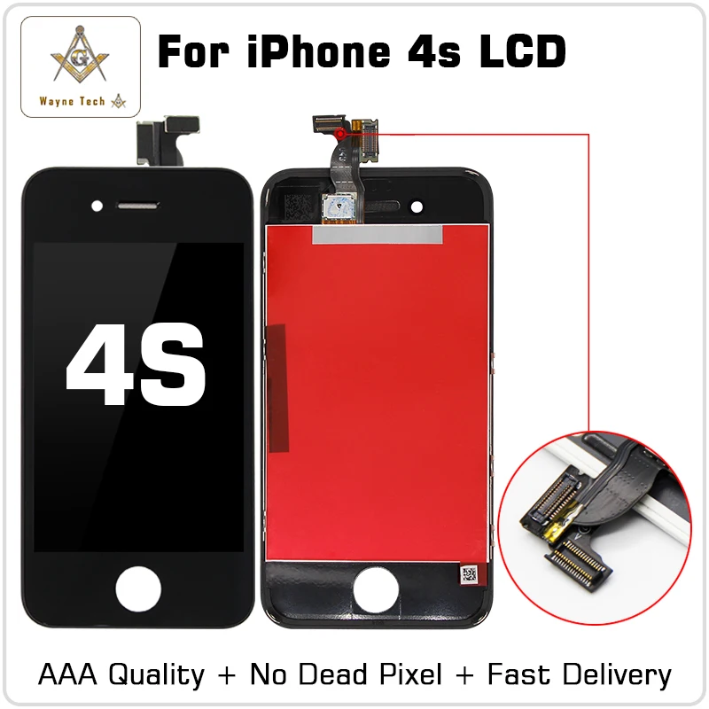 Высококачественная запасная часть для iPhone 4 4G телефон ЖК дисплей дигитайзер