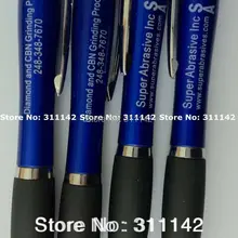 Дизайн модный рекламный бизнес Светодиодный шариковая ручка с подсветкой отпечаток индивидуальный логотип 400 шт./лот с бесплатной доставкой