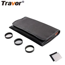 TRAVOR 3 шт. Камера набор фильтров поляризатор CPL + ND4 + ND8 фильтр + чехол + очистки для DJI Phantom 4/3 Professional + расширенный Quadcopter