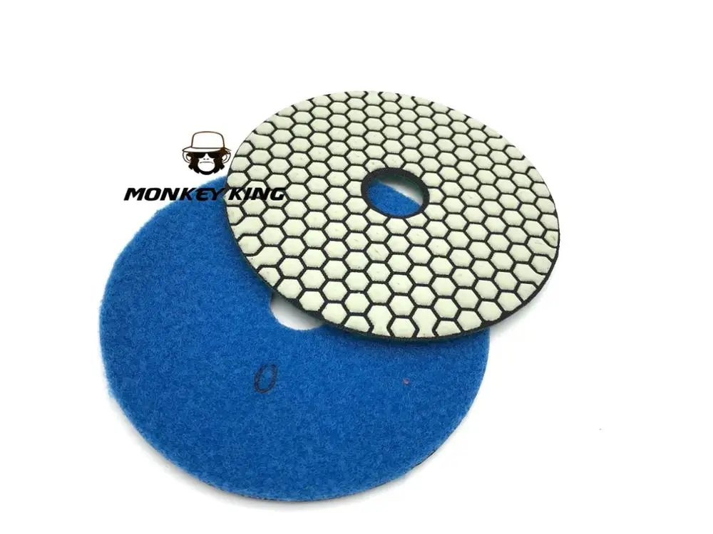 150mm 6 Inch Diamond Polishing Pads for Marble Granite Stone Grit 0 1 2 3 4 5 (4)