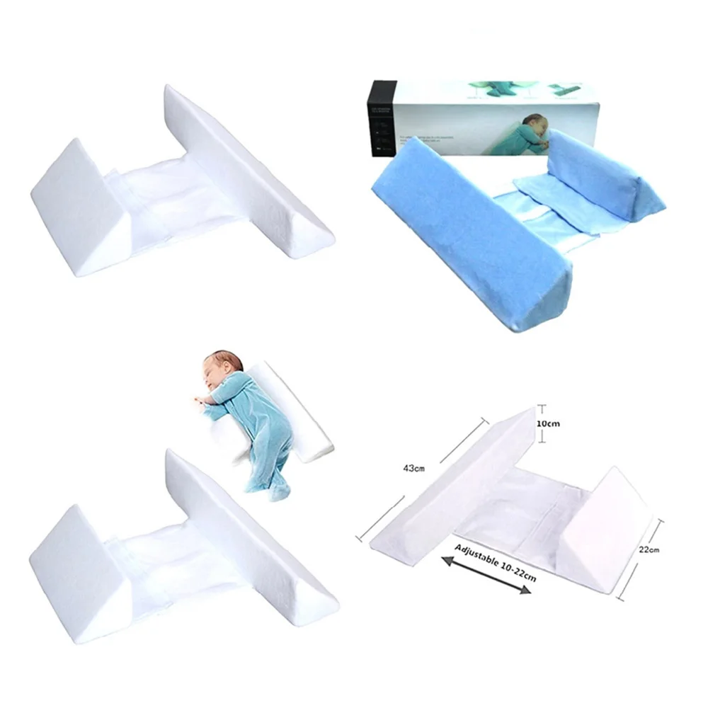 Baby Pillows Adjustable Memory Foam Support Newborn Infant Sleep Positioner Prevent Flat Head Shape Anti Roll Pillow Y30