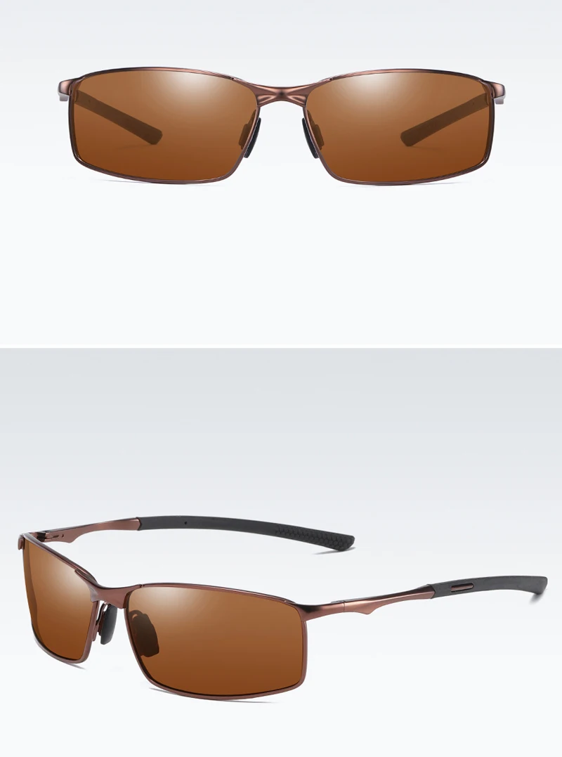 Rectangular Sunglasses Polarized Men detail (10)