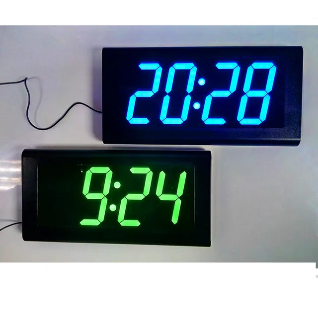 Aliexpress 4 0 Large Led Digital Oversized Wall Clock 4 0 Large Led Digital Oversized Wall Clock Modern Design Home Decor Silent