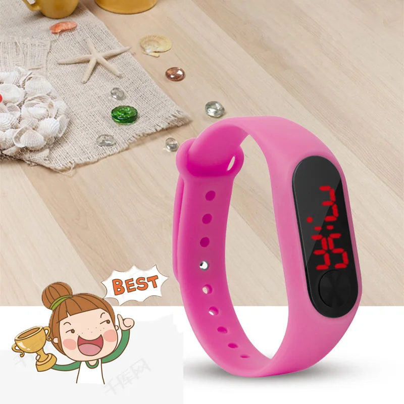 Kid Watch Children Digital Sport Fitness Watch student Silicone Children Wrist watch Bracelet for boys girls gift montre enfant 