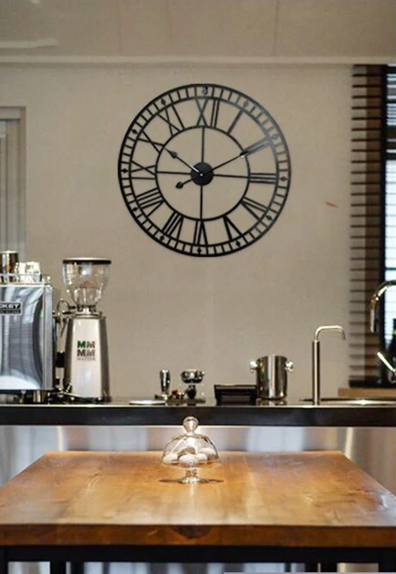 big clock wall mirror wall clock (7)