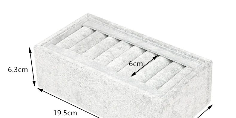 Бархатное кольцо Дисплей лоток Браслет Дисплей Держатель Стенд ювелирных изделий выставочный лоток для магазина шоу и хранения ювелирных изделий Кольцо Органайзер