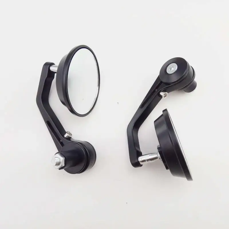 

For Honda Yamaha Suzuki Kawasaki Round Type 2021 Motorcycle 7/8" Handle Bar End Rearview Mirrors For Motorcycle Accessories