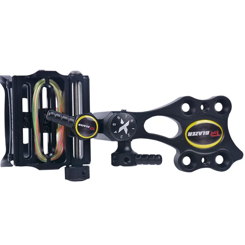 Ajustável com Luz de Caça Pinos de Fibra Livre de Atletismo Caça ao ar 019 5 Óptica Vista Arco Composto Arco Vista Micro ao ar Arco Vista 5 arco vista micro ajustável arco vista com