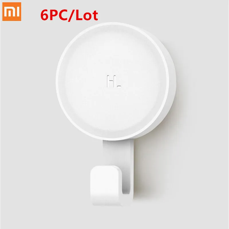 Xiaomi Mijia маленькие клейкие крючки/крепкие настенные крючки для ванной комнаты, спальни, кухонные настенные крючки 3 кг, максимальная нагрузка для xiaomi life H30