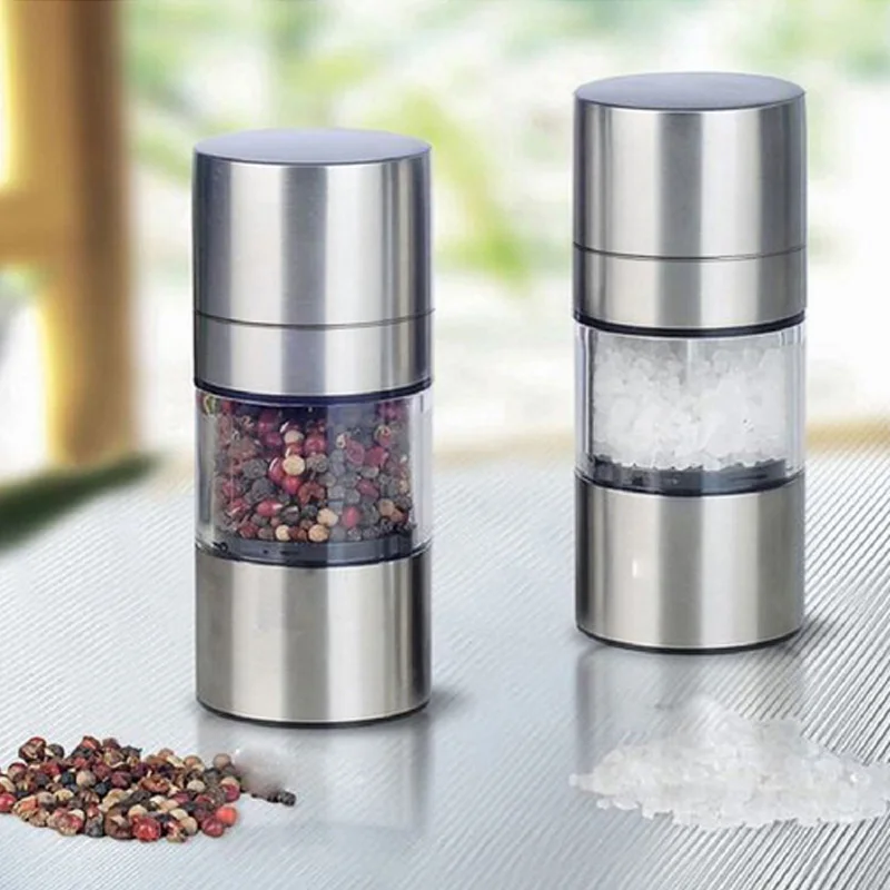 

Kitchen Accessories Pepper Mill Grinder Stainless Steel Manual Salt Cumin Seasoning Muller Tools QJ888