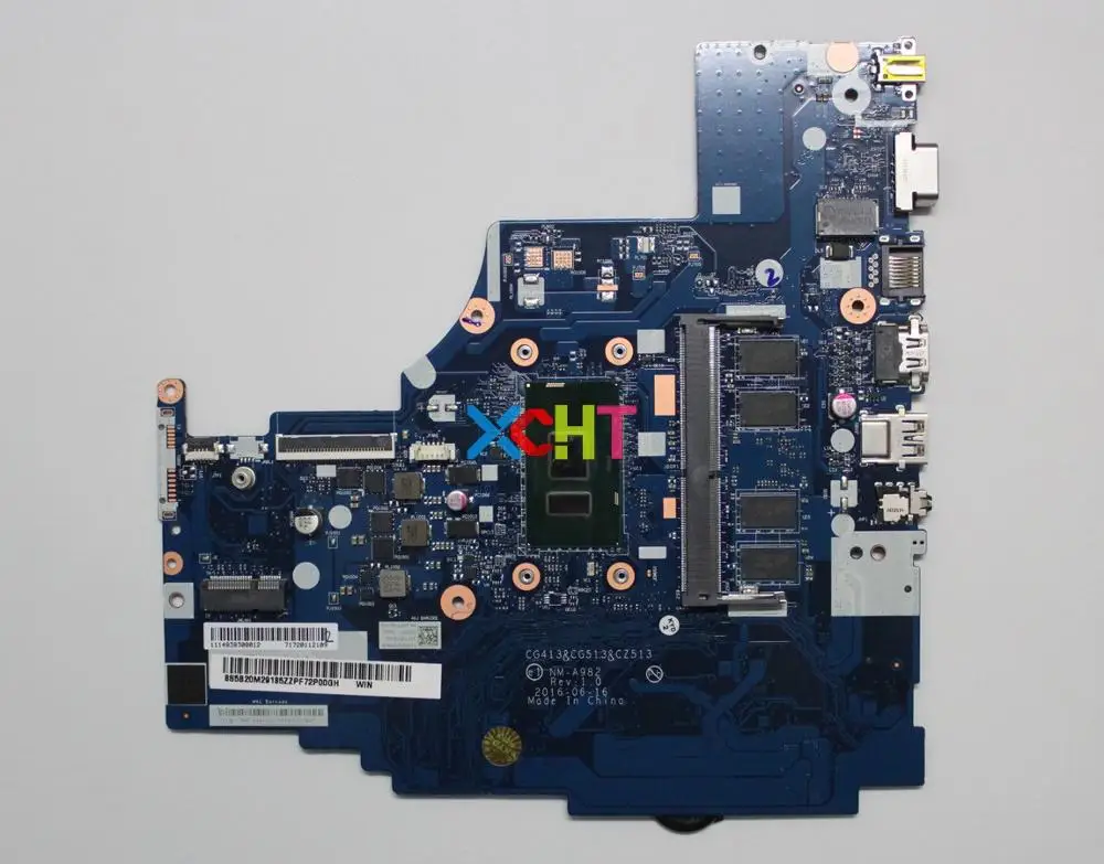 Для Lenovo 310 15IKB 5B20M29185 I5 7200U CG413 & CG513 CZ513 NM A982 4G RAM Материнская плата ноутбука