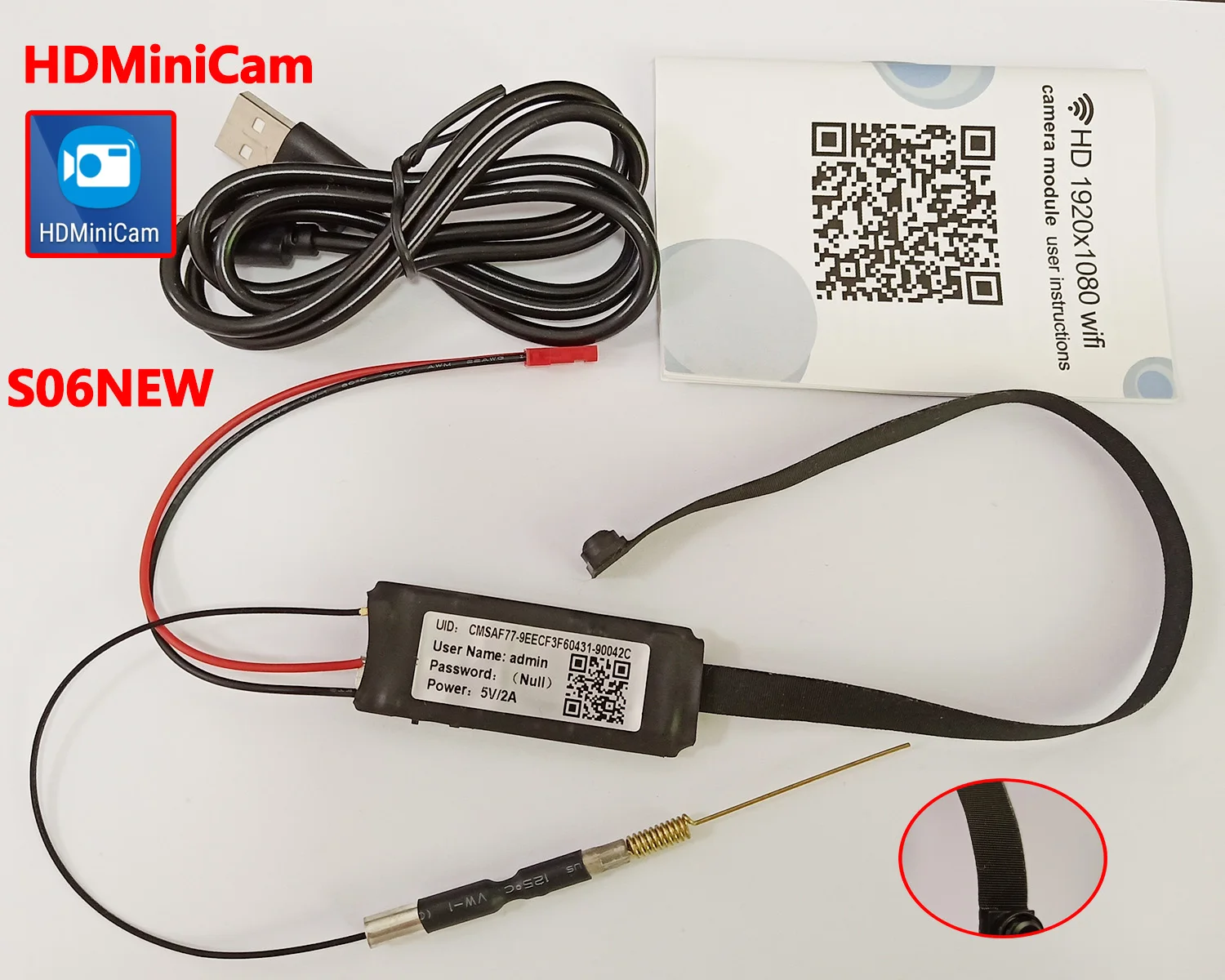 HDMiniCam 24PIN S06NEW wifi модуль 90 градусов полный комплект CCTV аксессуары без батареи|module