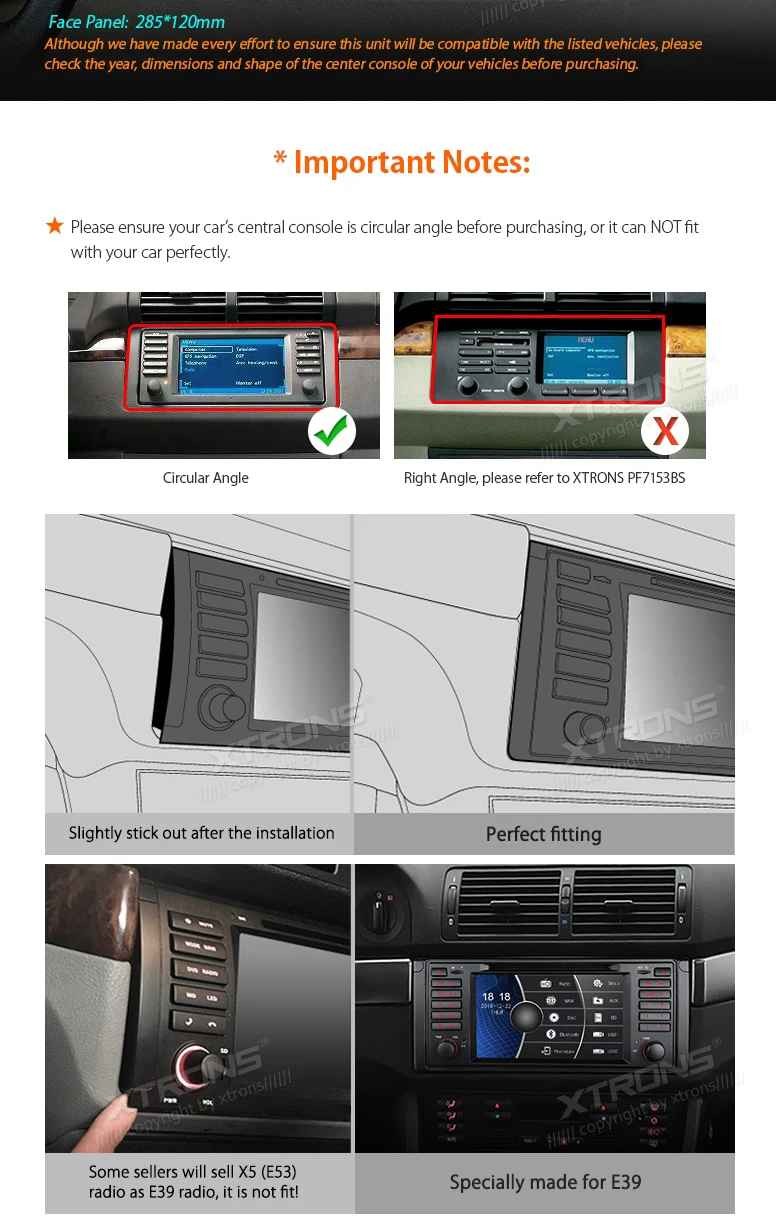 Sale 7" Special Car DVD for BMW E39 M5 1999-2003 & BMW E39 1995-2003 & BMW 7 Series E38 1994-2001 with Android Mirror Link Support 3