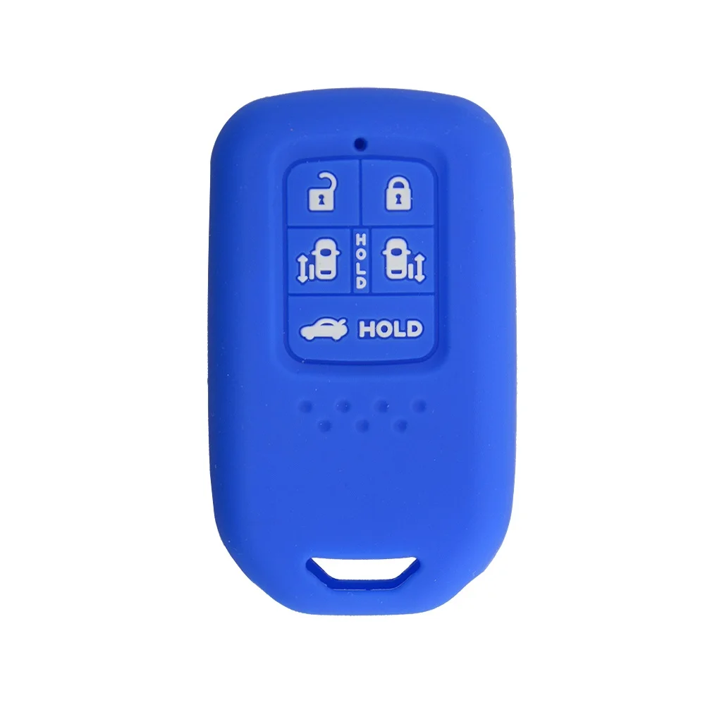 6 buttons silicone car key case for Honda 2