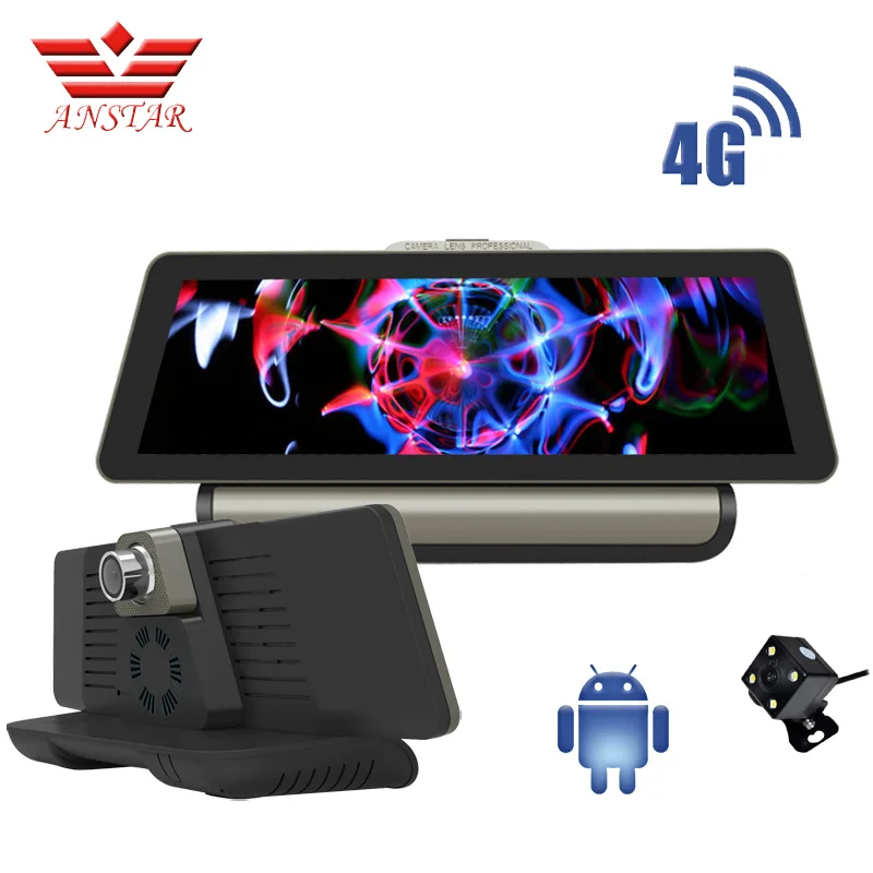 ANSTAR 10 &quotDVR Автомобильная камера 4 г ADAS Android 5 1 FHD 1080 P видеомагнитофон ОЗУ г/ПЗУ 16
